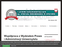 Tablet Screenshot of lozeromski.opoczno.pl